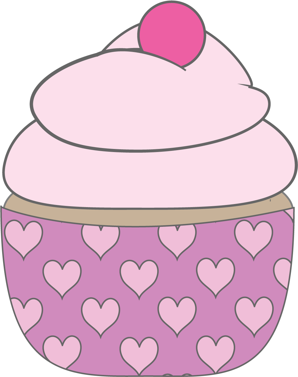 Baby Cupcake Clipart (1050x1326)