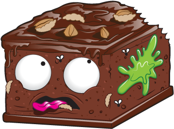 Barf Brownie - Brownie (412x406)