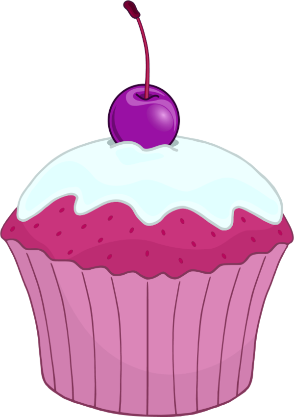 Vector Clip Art - Clipart Muffin (600x850)