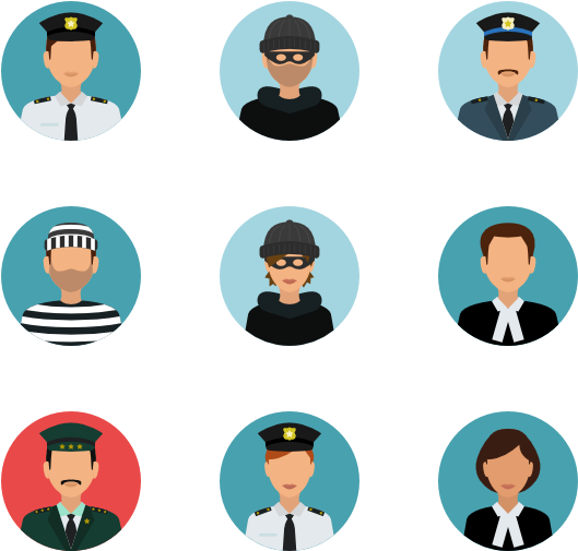 Crime Protection - Organization Vector (600x564)