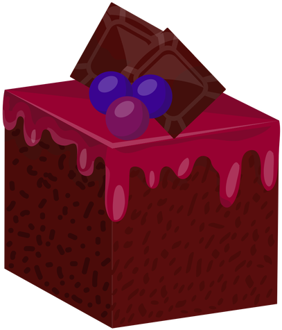 Cake Slice With Blueberries Transparent Png - Cake (512x512)