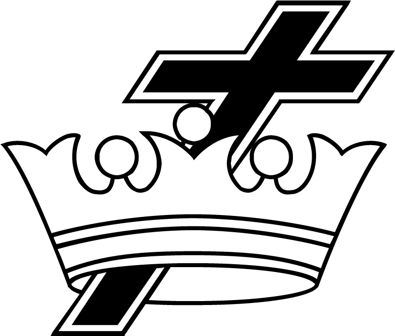 Crown Vector Logo - Cross With Crown Logo (800x700)
