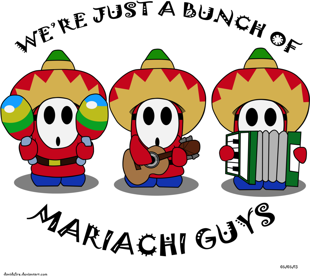Mariachi Guys By Davidsfire - Mariachi Guy Paper Mario (900x900)