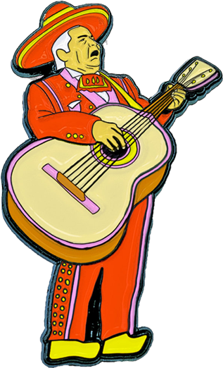 Mariachi Pin - Beer (800x800)