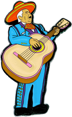 Mariachi Pin - Beer (600x600)