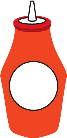 Bottle Of Ketchup Sauce Icon - Bottle Of Ketchup Sauce Icon (550x550)