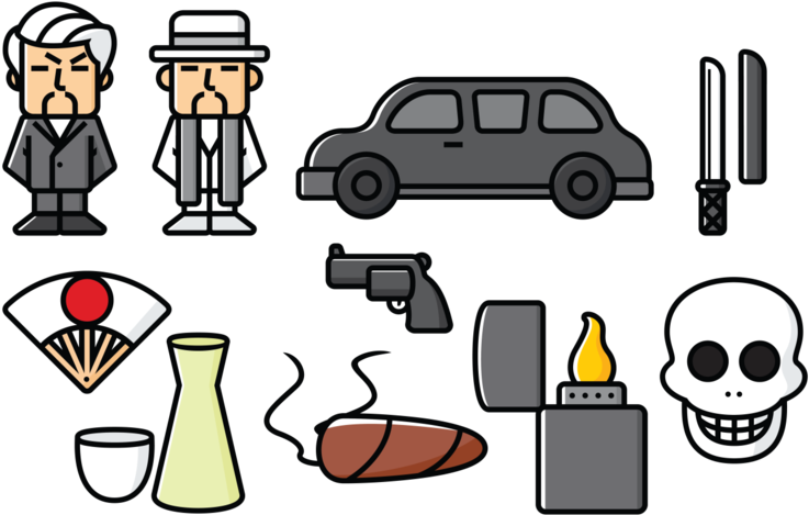 Yakuza, Japans Organized Crime Icons - Graphics (800x560)