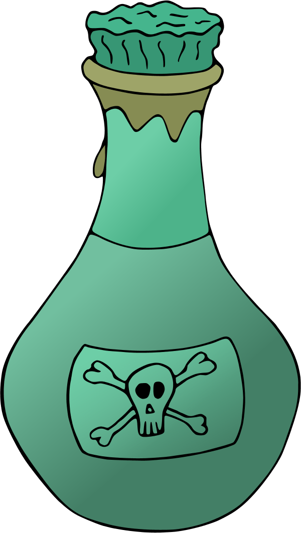Poison Bottle - Poison Bottle Clip Art (600x1063)