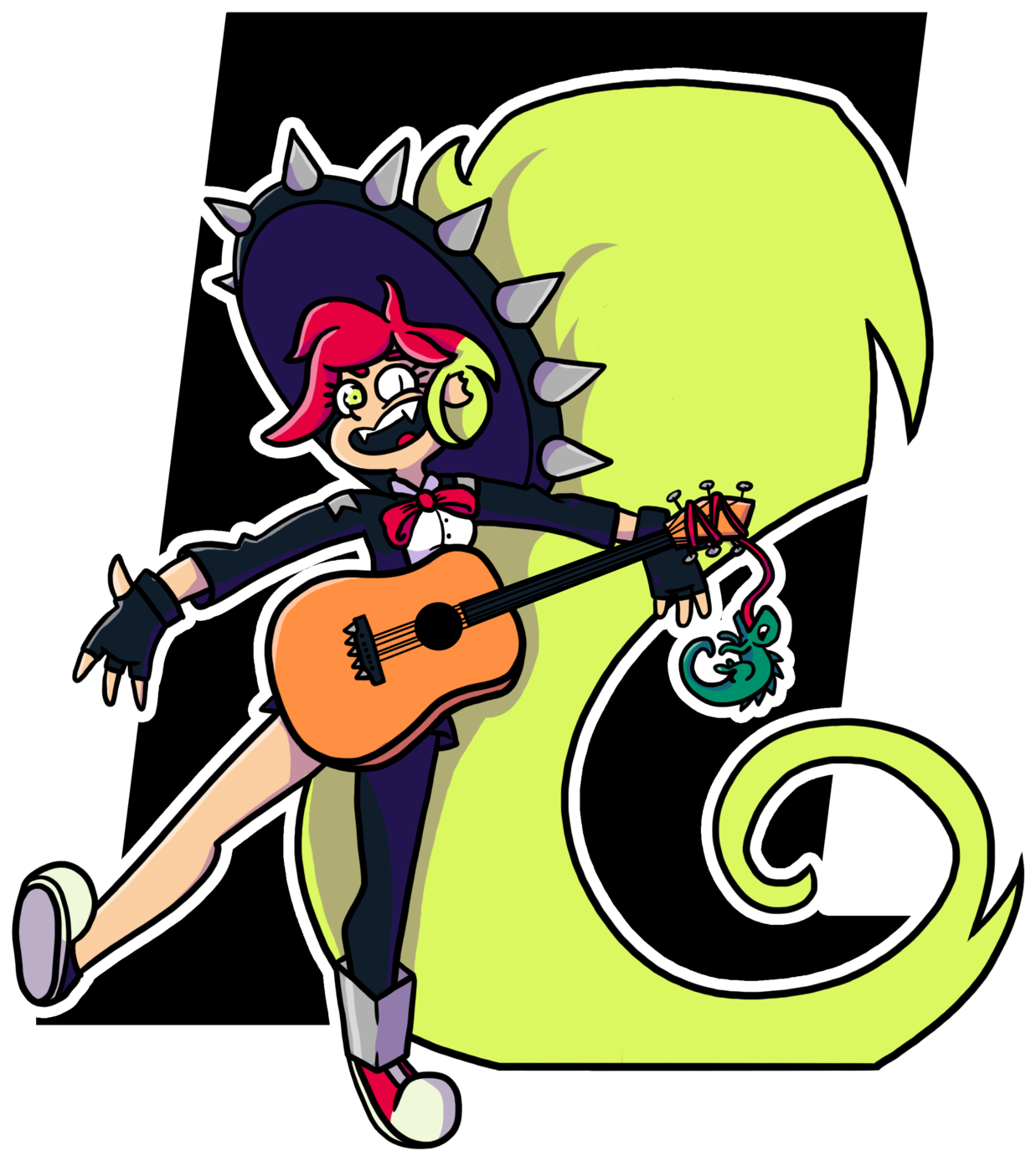 Demencia, From Villainous, In Her Mariachi Outfit - Dementia (1280x1519)