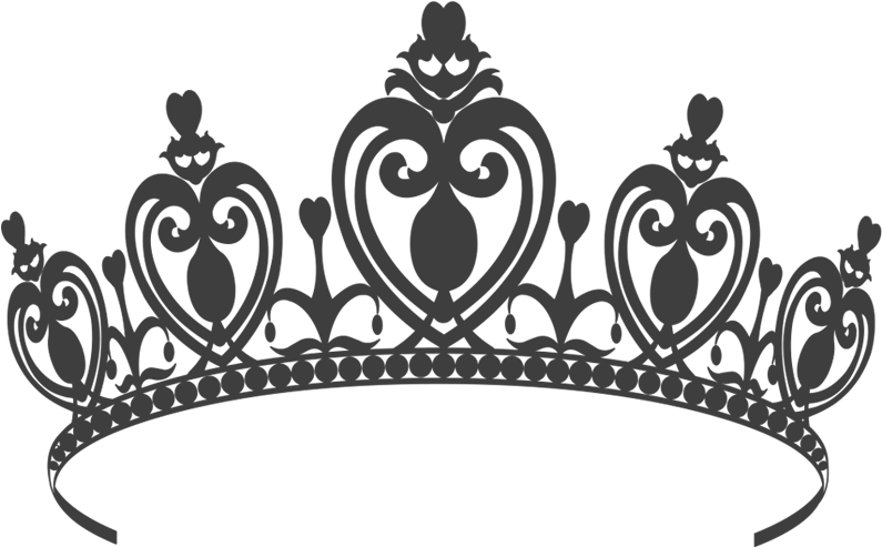 Princess Crown Png - Princess Crown Png Black (800x550)