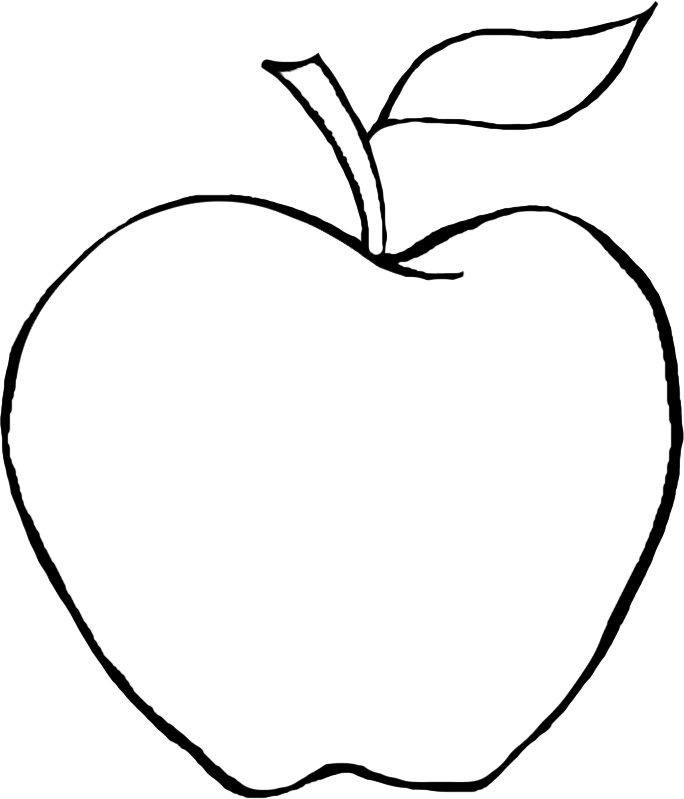 Johnny Appleseed, School Daze, Svg File, Clip Art, - Apple (684x799)