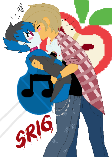 Superrosey16 202 19 He's Mine By Superrosey16 - Cartoon (370x519)