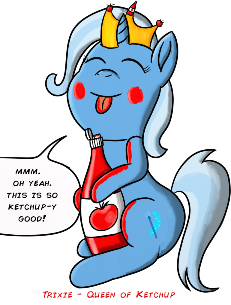 Queen Of Ketchup By Daimando - Cartoon (786x1017)