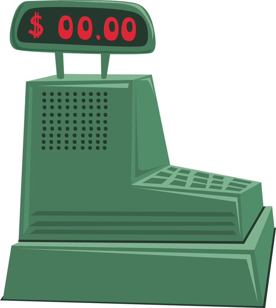 Lipa Na Mpesa Charges - Back Of Cash Register Clipart (918x1024)