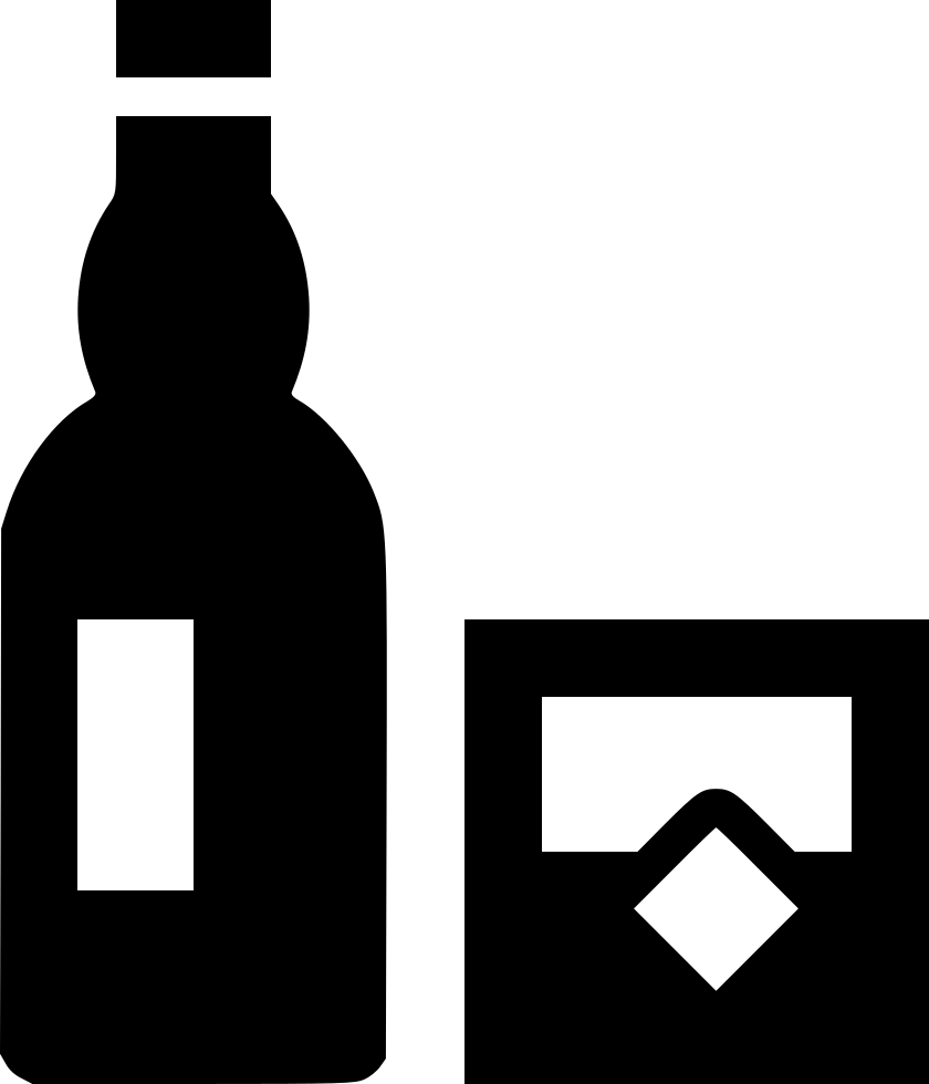Drink Bottle Whiskey Comments - Glass Bottle (840x980)