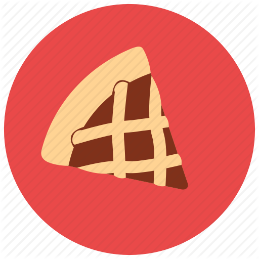 Pie Cake Slice Piece Minimal Flat Stock Vector - Pie Slice Icon (512x512)