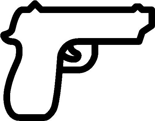 Pixel - Icone Fusil Png (512x512)
