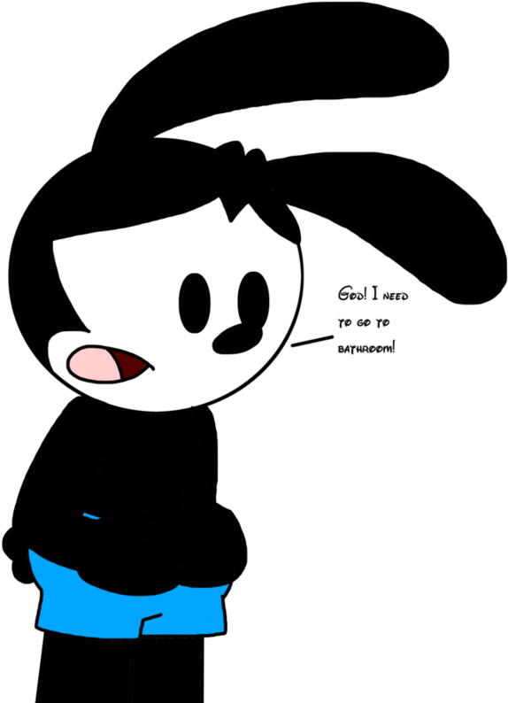 Oswald With A Upset At Stomach By Marcospower1996 - Illustration (894x894)