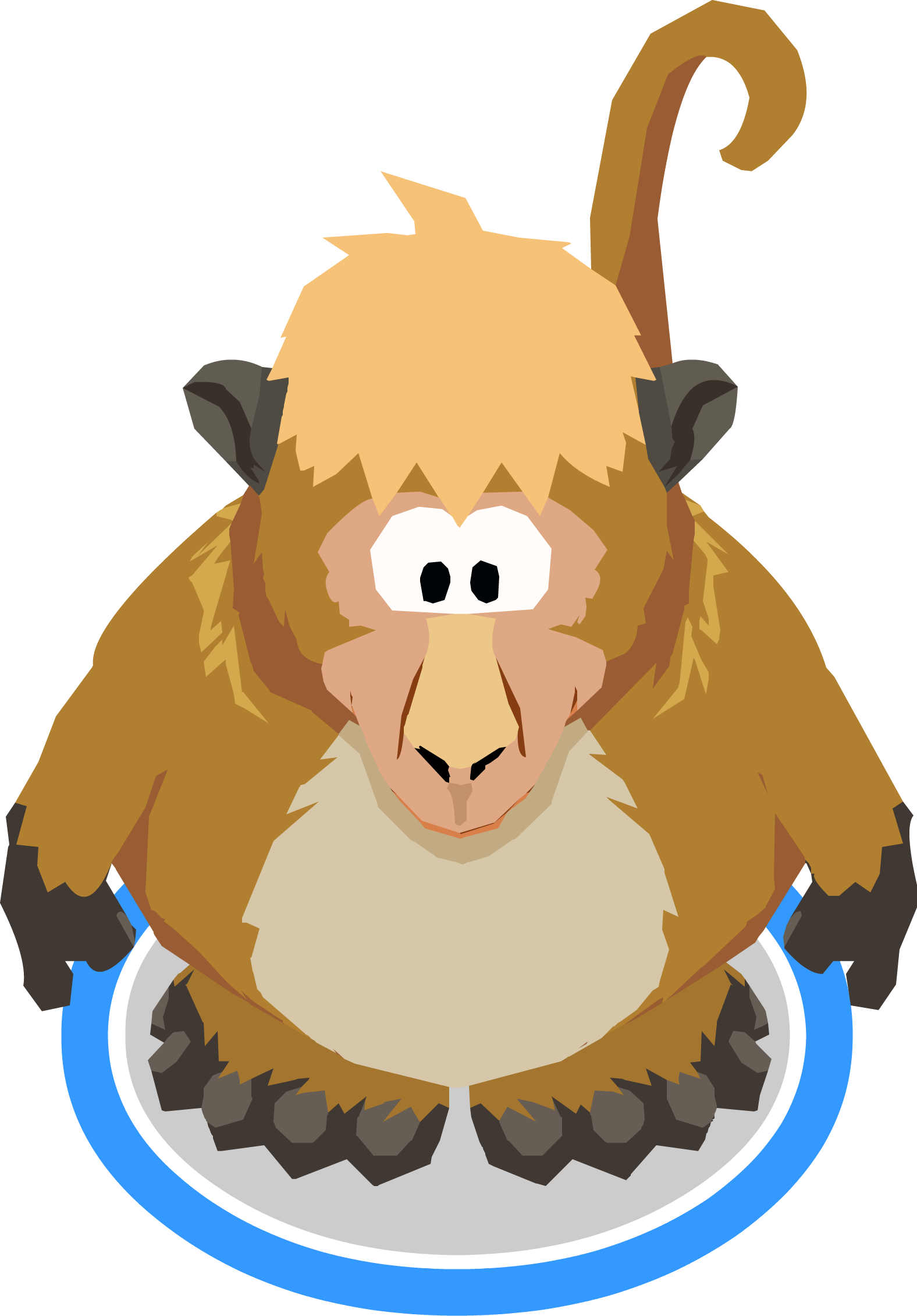 Monkey Costume In-game - Costume (1576x2259)