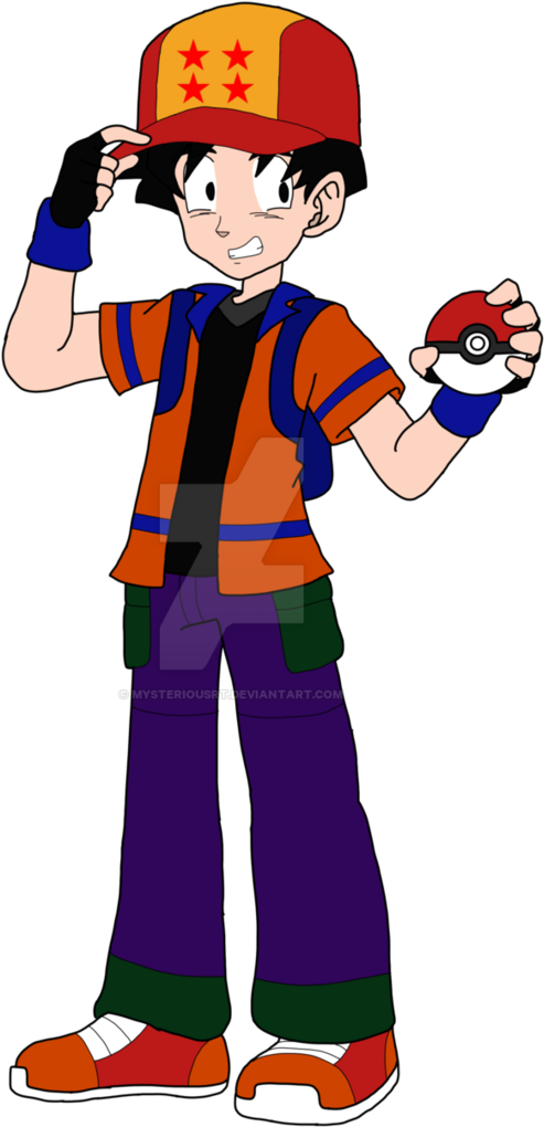 Gohan The Pokemon Trainer By Mysteriousrt - Cartoon (762x1049)