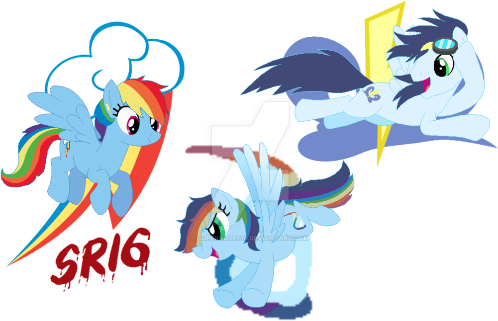 Superrosey16 153 32 The Soarindash Family Cutie Marks - Mlp Soarin Cutie Mark (1024x659)