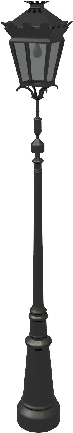 Awesome Street Light Png With Lantern Lamp Png - シルバニア ファミリー 街灯 (248x1457)