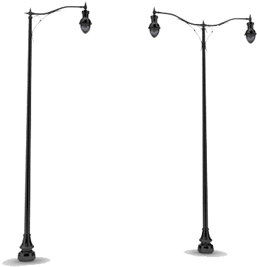 Street Light Png Image - Transparent Street Lamp Png (600x400)