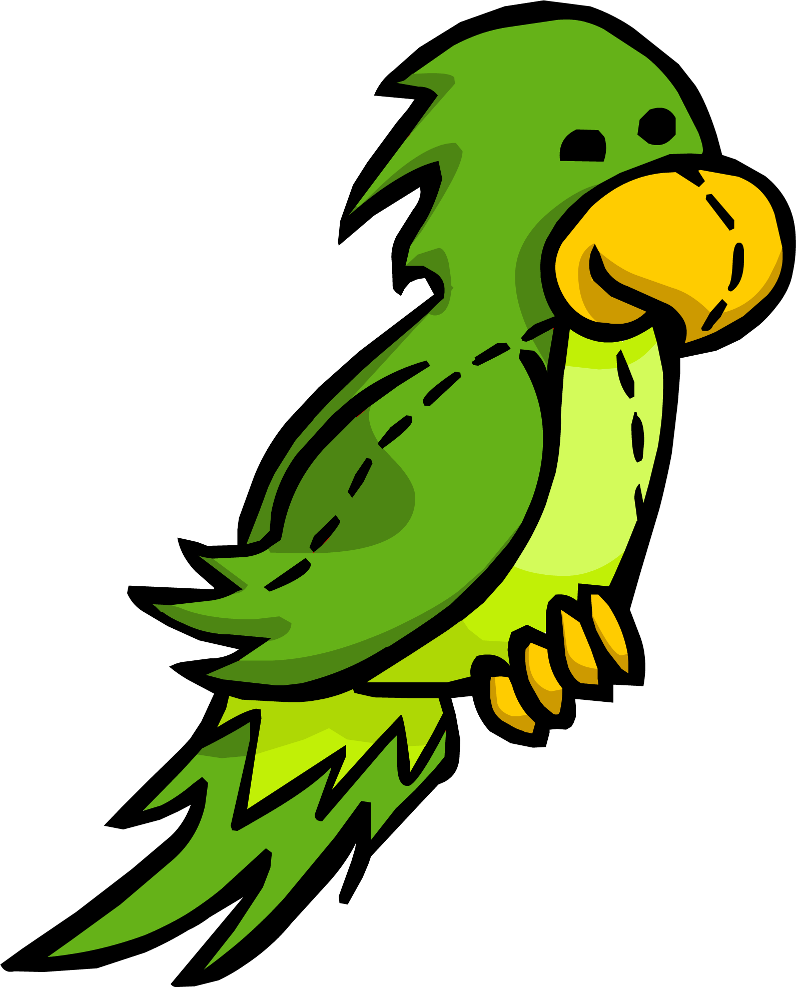 Club Penguin Entertainment Inc Parrot Bird Clip Art - Club Penguin Entertainment Inc Parrot Bird Clip Art (1591x1973)