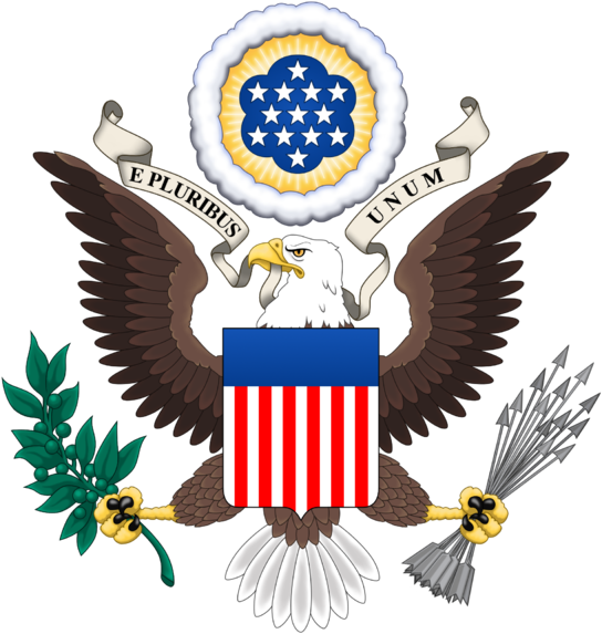 Us Seal Coat Of Arms - Usa Coat Of Arms Png (600x600)