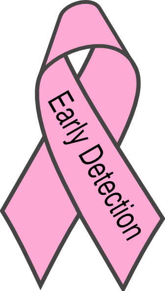 Clip Art Mammogram Results - Awareness Ribbon (336x591)