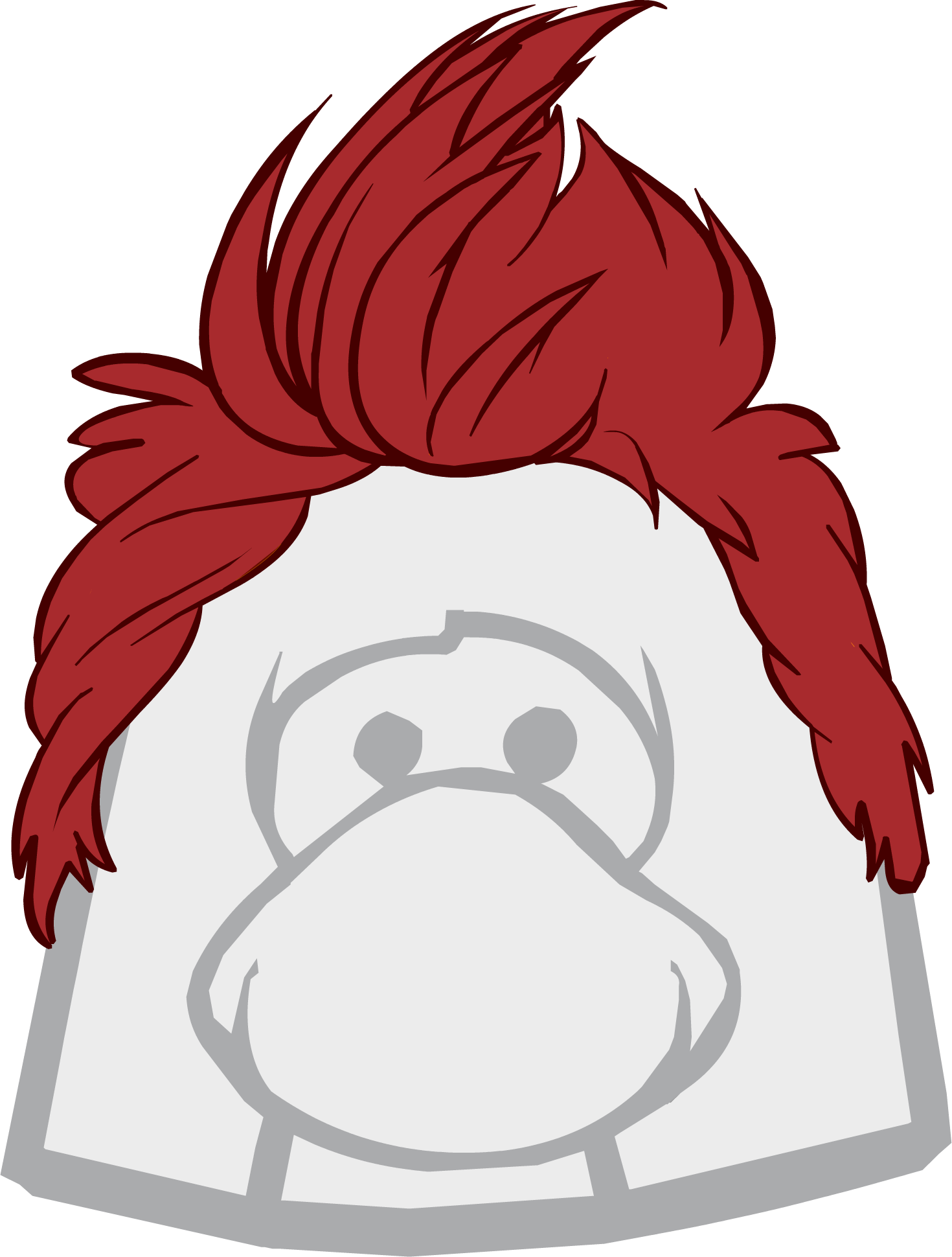 Clothing Icons 1837 - Club Penguin White Penguin (1470x1940)