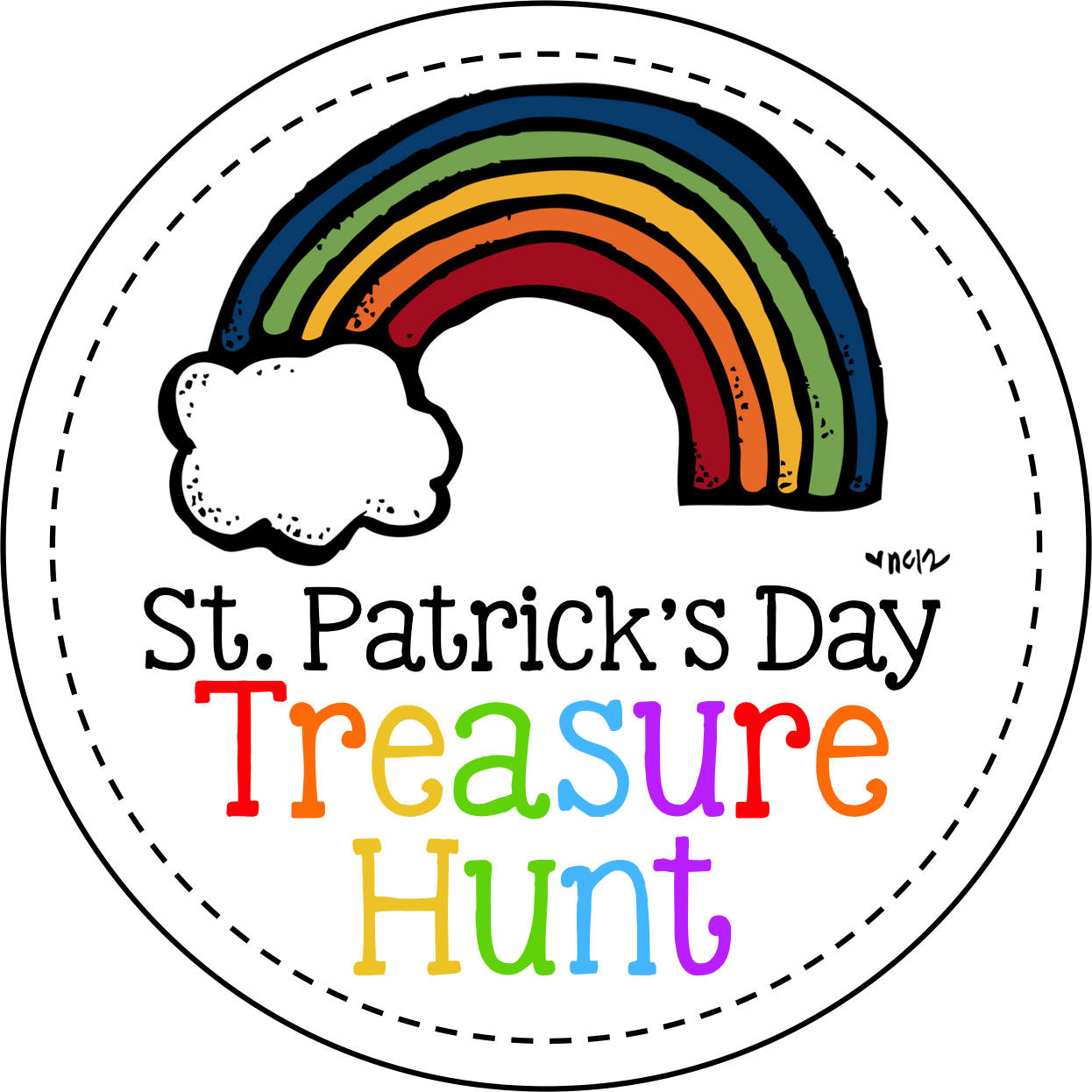 I Usually Tell My Kiddos That A Leprechaun Is Loose - Treasure Hunt (1246x1246)