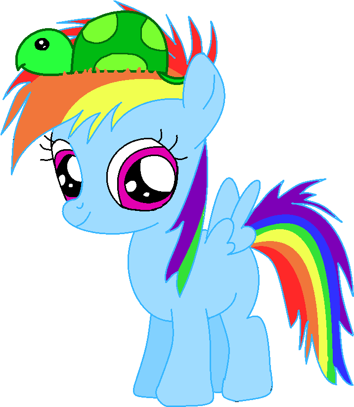 Mario And Link High Fiving Like It's An 80's Movie - Rainbow Dash (900x825)