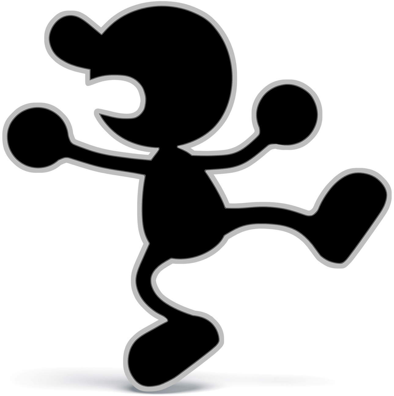 Game & Watch - Mr Game And Watch Ssb4 (1500x1500)