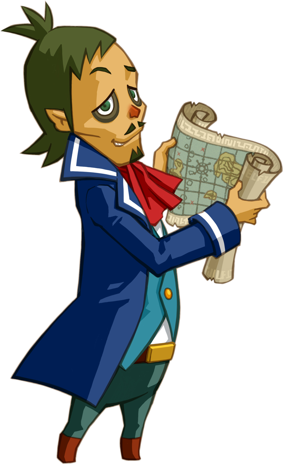 Linebeck - Legend Of Zelda Phantom Hourglass Characters (936x1536)