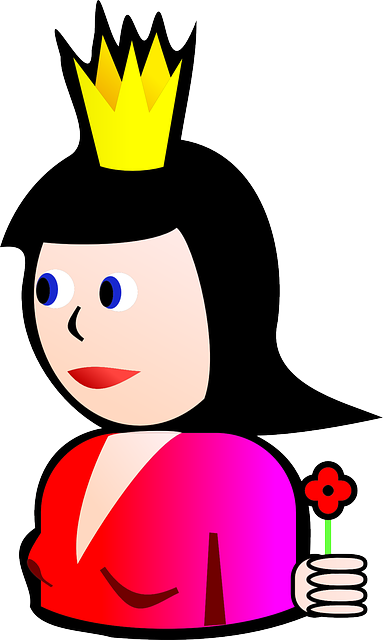 Crown Queen, Person, Woman, Princess, Crown - Queen Clip Art (500x835)