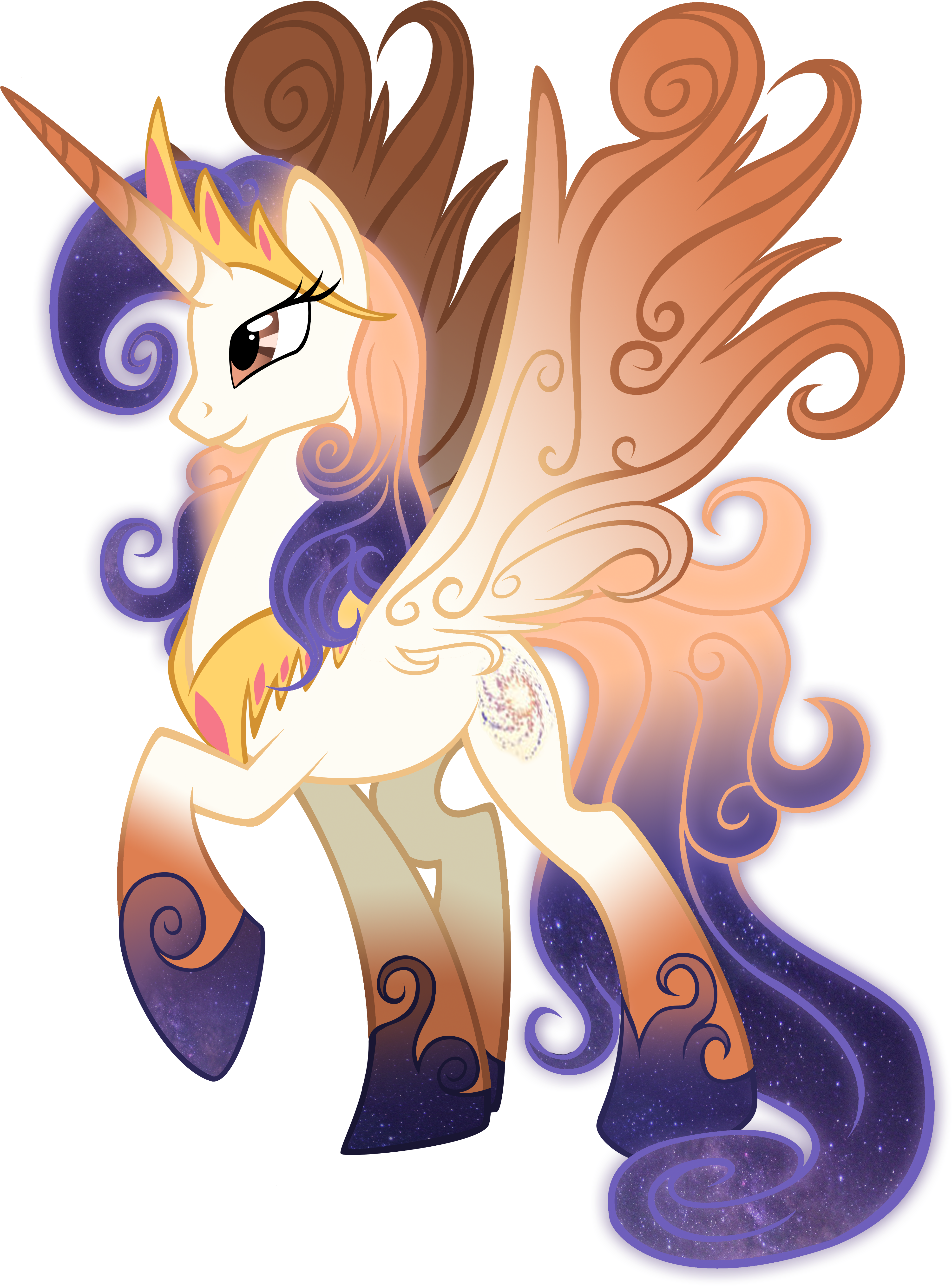 Criaturas Fantásticas - My Little Pony Queen Galaxia (4392x5816)