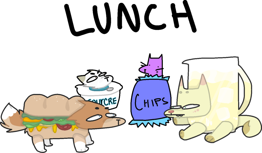 The Lunch Gang By Citylightt - Cartoon (1023x596)