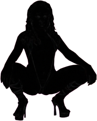 Index Of Picsstripper Silhouette Png - Sexy Sillouette Logo Transparent (319x400)