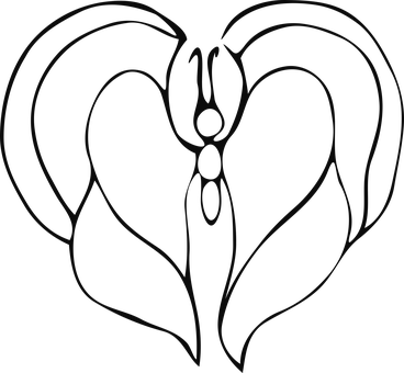 Vector, Heart, Butterfly, Figure, Love - Vector Graphics (368x340)