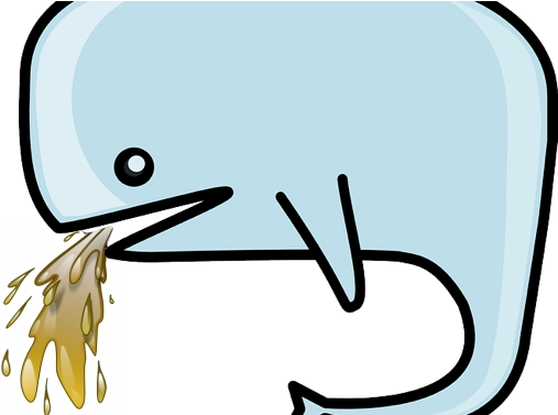 Whale Vomit Seriously - Whale Clip Art (571x376)