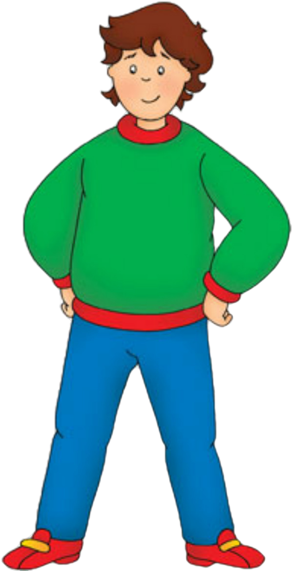 Caillou Daddy 1 - Caillou Dad Png (598x1169)