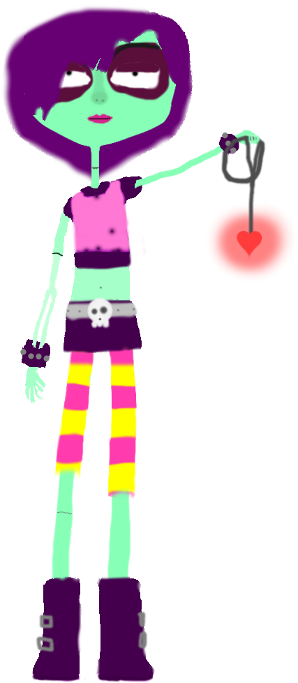 Dixie Grim As A Zombie - Illustration (675x1000)