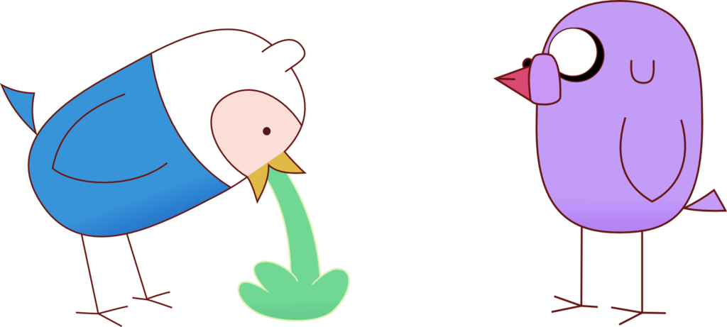 Finn And Jake Bird Vomit By Rockint765 - Jake And Finn Adventure Time Birds (1024x461)