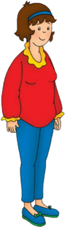 Caillou Mommy - Caillou Mom Png (250x871)