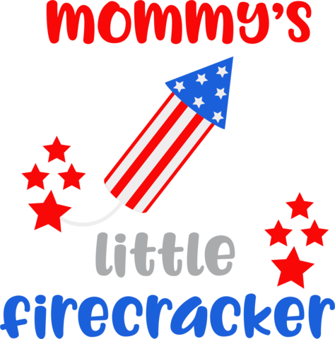 Mommy's Little Firecracker - Firecracker (474x480)