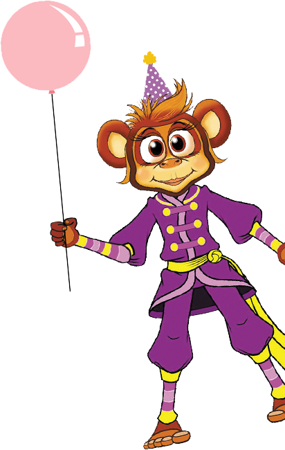 Mabu Holding A Balloon - Balloon (412x650)