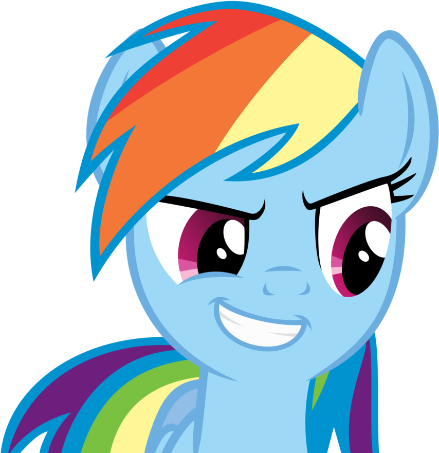 Rainbow Dash Awesome Face By Angel The Bunny - My Little Pony Dash For The Crown (900x900)