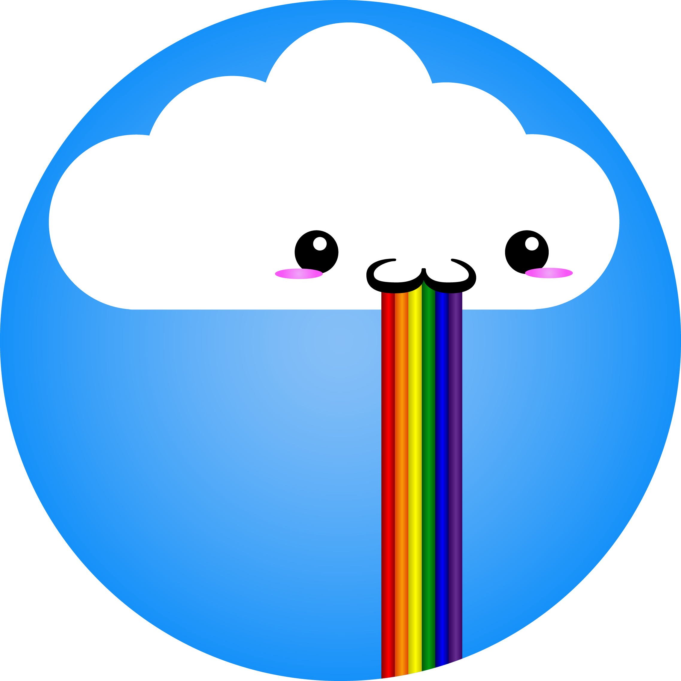 I Puke Rainbows By Shadowfoxgraphics I Puke Rainbows - Covent Garden (2275x2275)