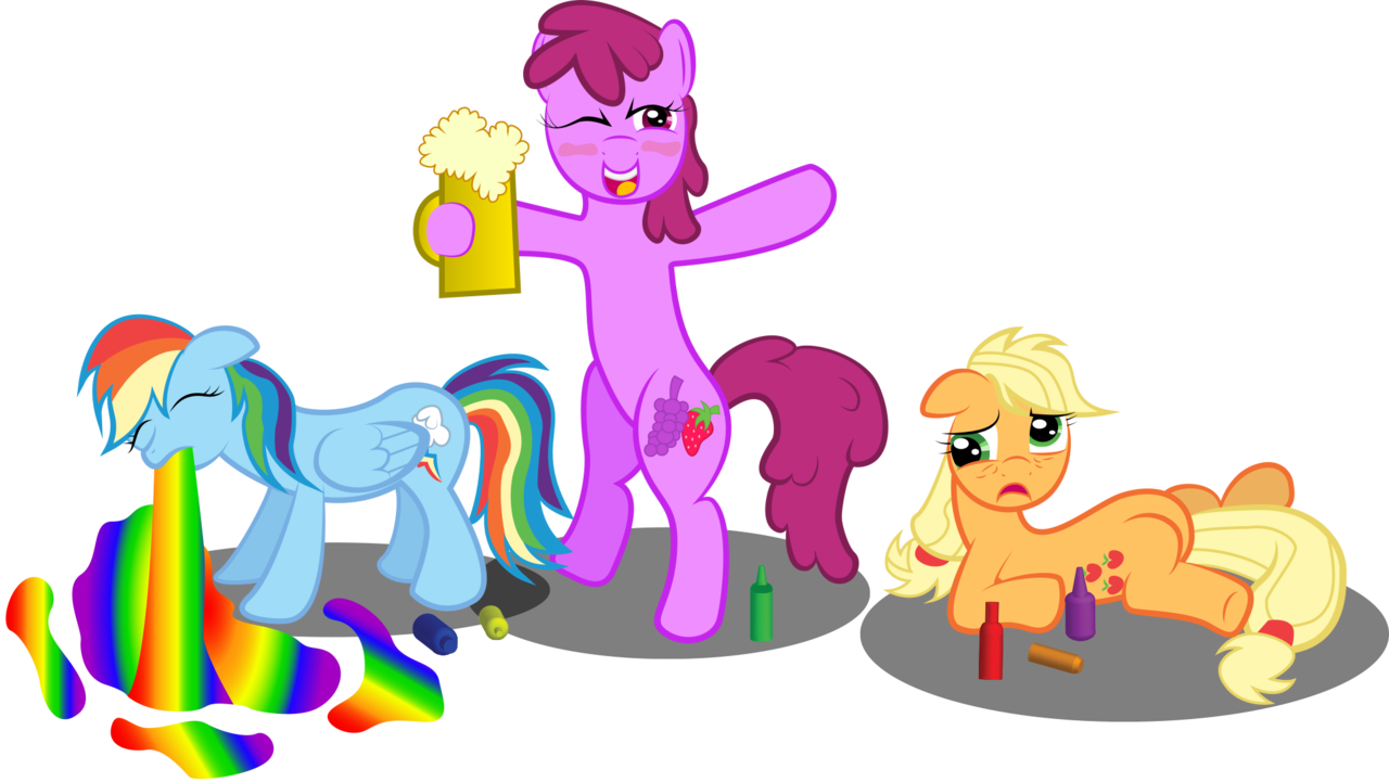 Alcohol, Applejack, Artist - Cartoon (1280x721)